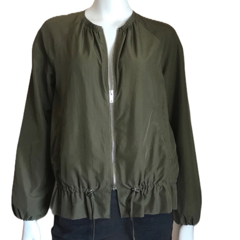 Zara Basic Army Windbreaker - image 1